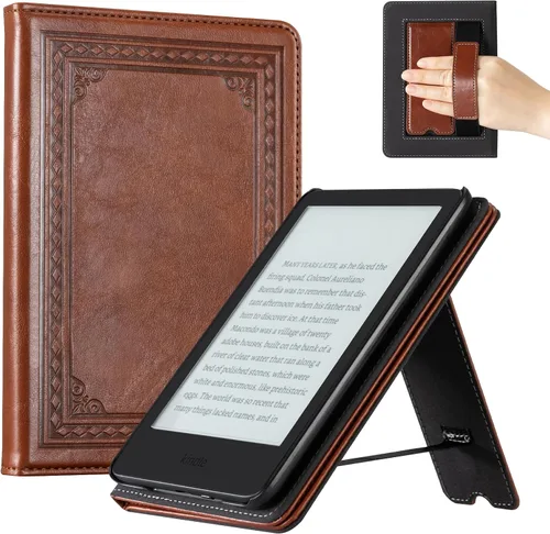 Vista 31 de CoBak Funda para todos los nuevos E-Reader de 6 pulgadas 2024 y 2022 (11 generación), funda inteligente de piel sintética, apagado y encendido