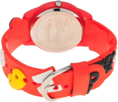 Vista 2 de Disney Mickey Mouse - Reloj analógico de cuarzo 3D para niños, Rojo