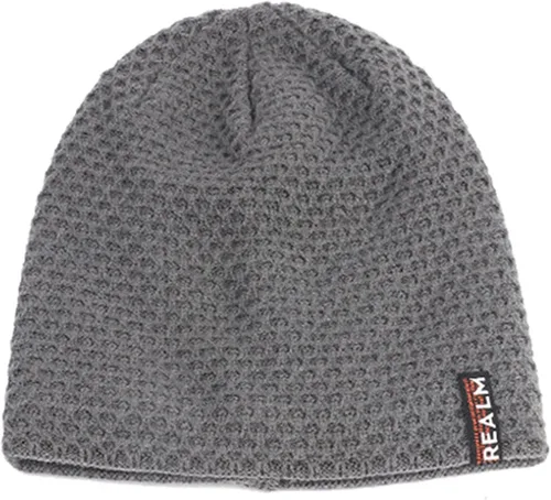 Vista 3 de Napoo Gorro de punto cálido con forro grueso para hombre, gorro de invierno unisex, gorro de confinamiento cálido y frío