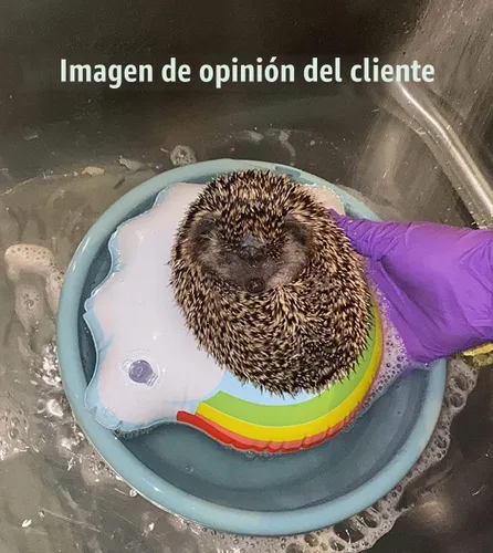 Vista 7 de Kit de suministros de baño, bañera y cepillo de limpieza Hedgehog