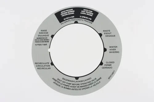 Vista 4 de Adhesivo de repuesto para válvula de filtro de arena compatible con SPX0714G (paquete de 6)