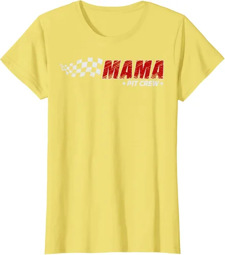 Vista 39 de Mama Pit Crew Race Car Birthday Family Matching Pit Crew Camiseta