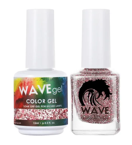 Vista 134 de WAVEGEL - Juego dúo de gel y esmalte de uñas a juego - Colección Simplicity - #P109 Blizzard I 0.5 onzas