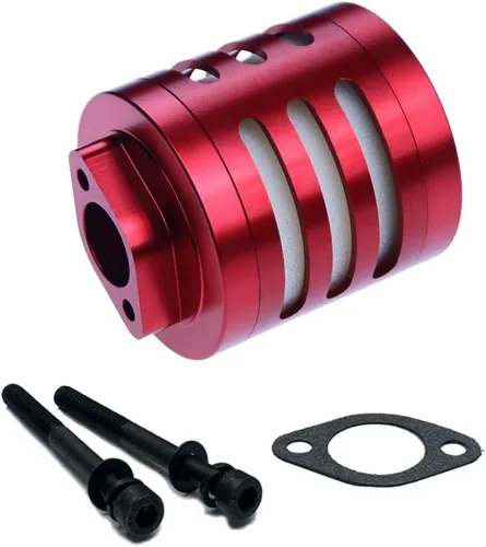 Vista 3 de Juego de filtros de aire para 1/5 RC Hpi Baja Rovan King Motor 5B 5T 5SC FG GoPed (rojo)