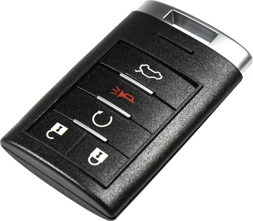 Vista 7 de HQRP Carcasa para llavero remoto sin llave con 5 botones compatible con Cadillac SRX 2010 2011 2012 2013 2014; XTS ATS 2013 2014