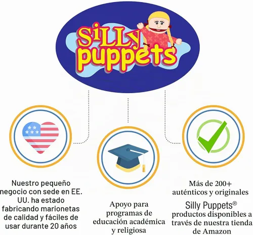 Vista 5 de Mono tonto de 28 pulgadas, cuerpo completo, marioneta estilo ventrílocuo