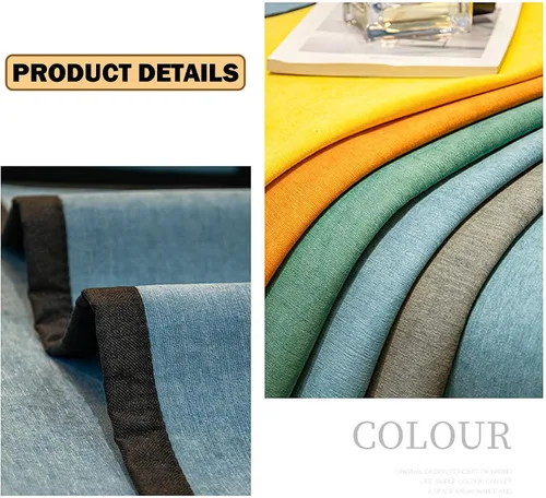 Vista 2 de Fundas para sofá modernas, fundas de sofá con letras inglesas, en forma de L, felpilla antideslizante de color sólido, protector para sofá modular