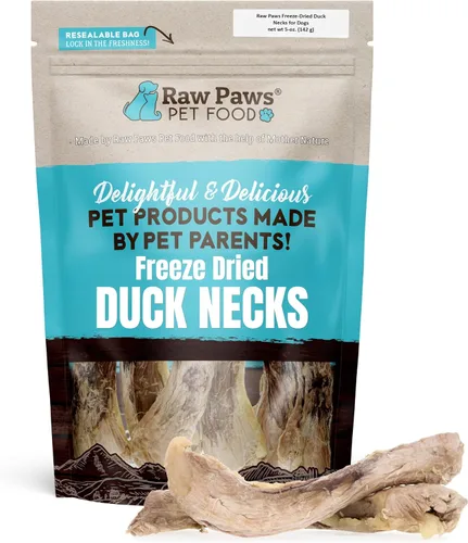 Vista 7 de Raw Paws Cuellos de pollo liofilizados para perros y gatos (4 onzas) – Fabricado en Estados Unidos – Golosinas crudas liofilizadas para perros