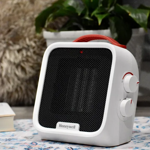 Vista 7 de Honeywell UberHeat 5 Calentador de Espacio de Cerámica para Habitaciones Pequeñas, Blanco