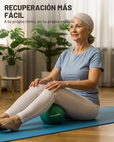 Vista 2 de Trideer Exercise Balls Physical Therapy, 9 Inch Pilates Ball Between Knees for Physical Therapy, Mini Exercise Ball - Yoga Ball, Small Workout Balls
