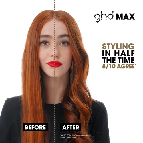Vista 3 de ghd Max Styler Essentials Duo - Plancha plana Max (negro) con protector de cuerpo en aerosol de protección térmica para cabello (4 onzas líquidas)