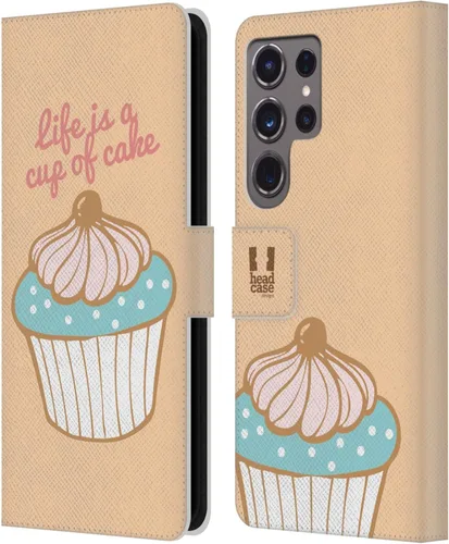Vista 217 de Head Case Designs Assortment Cupcakes Happiness Leather Wallet Case Compatible with Samsung Galaxy A07 4G Surtido