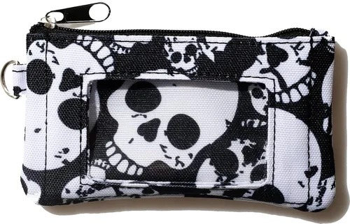 Vista 8 de DQL Cartera de identificación con cremallera y cordón, perfecta para mujeres de bajo presupuesto, Cabras, Talla única, Cartera con cremallera