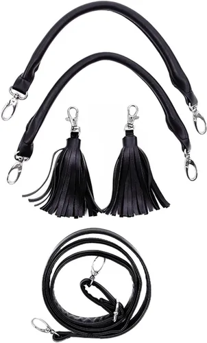 Vista 4 de Restyle Gothic Ocult Henna Bolso redondo Negro Imitación Piel Luna Bolso, Negro