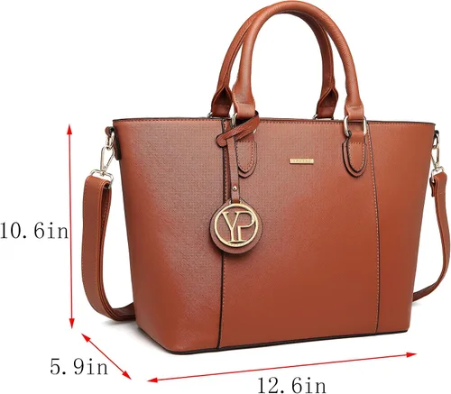 Vista 3 de YPuzro Bolsos para las mujeres cuero trabajo Tote Bolsas señoras moda hombro mano mano mano mano mano mano bolso bolso bolso bolso bolso bolso