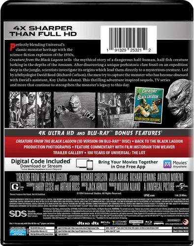 Vista 3 de Creature From the Black Lagoon - 4K Ultra HD + Blu-ray + Digital 4K UHD