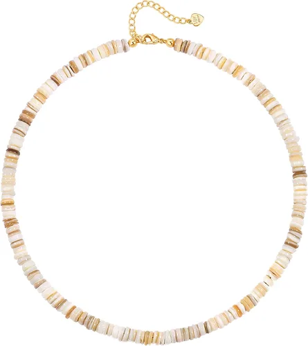 Vista 14 de CANEVINKA Gargantilla bohemia con cuentas chapada en oro de 18 quilates, collar con colgante de cuentas vintage, joyería hecha a mano para mujer