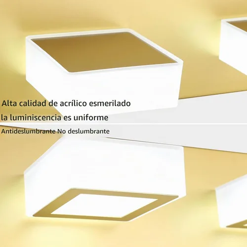 Vista 7 de Ralbay Luces Doradas para Tocador de Baño 3 Luces LED Modernas Luces Doradas para Tocador Sobre Espejo Accesorio Luz de Pared Dorada para Tocador