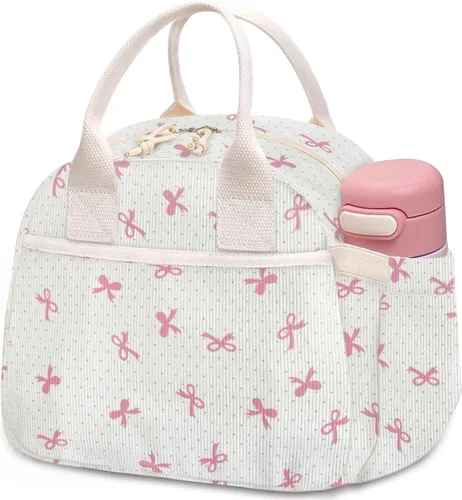 Vista 26 de Carry bloom Lonchera para mujer, bolsa de almuerzo aislada, bonita bolsa