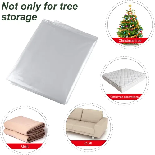 Vista 8 de TUPARKA Funda de plástico para muebles, bolsa de almacenamiento resistente al agua para sofá de mudanza a largo plazo, 110 x 72 pulgadas