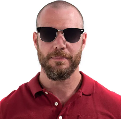 Vista 2 de VITENZI Gafas de sol bifocales para hombres y mujeres, lentes de lectura semi sin montura tintadas con lectores - Tivoli