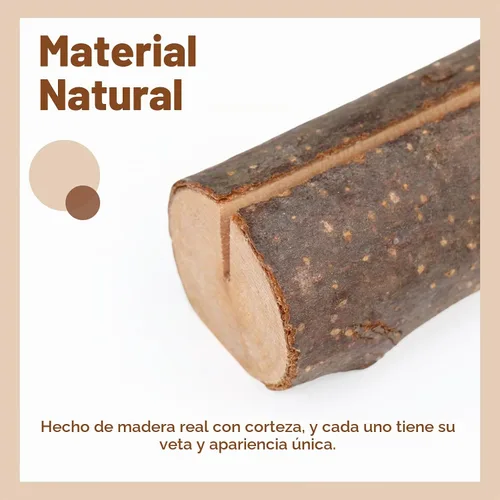Vista 3 de Ripeng 12 soportes de madera rústica para tarjetas de lugar, soporte