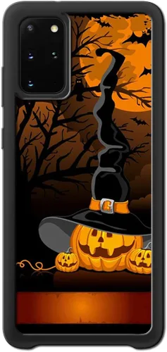 Vista 23 de Funda para Samsung Galaxy S20 5G - Funda de teléfono con patrón de casa embrujada de Halloween - Funda de TPU con protección de absorción de impactos