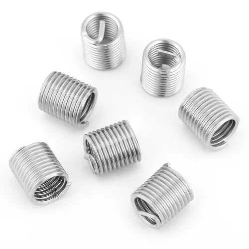 Vista 9 de 100 piezas de acero inoxidable SS304 en espiral de alambre helicoidal insertos de rosca M8 x 1.25 x 2D longitud para reparación helicoidal