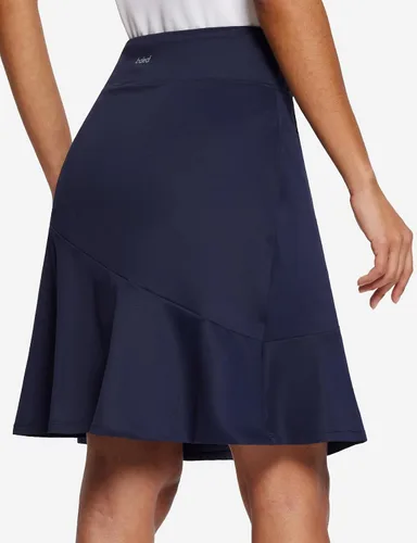 Vista 2 de BALEAF Falda pantalón de 20 pulgadas para mujer, faldas de golf, longitud a la rodilla, para tenis, casual, atlética, con bolsillos de pickleball
