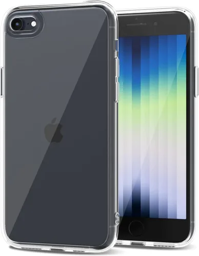 Vista 36 de LoeoeL para iPhone 8 Plus/ 7 Plus Funda Transparente, Funda Híbrida de Teléfono [Plástico Duro y Parachoques de Silicona Suave] Cubierta Protectora