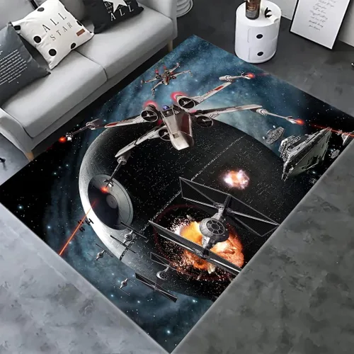 Vista 8 de Starwars - Alfombra de estrella de la muerte, C569 ((23"x31")=23.6x31.5 in)
