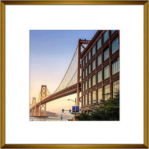 Vista 11 de Frametory, Portarretratos de aluminio negro de 6 x 8 pulgadas, juego de 1, ideal para mostrar fotos de 5 x 7 con paspartú o 6 x 8 sin paspartú