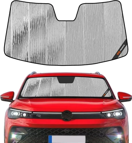 Vista 10 de Pigenius Parasol para parabrisas Volkswagen Tiguan 2009-2017, Tiguan Limited 2018 - Salvaguardia