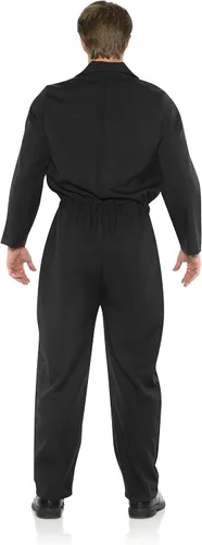 Vista 2 de UNDERWRAPS Traje de caldera de terror para hombre, color negro