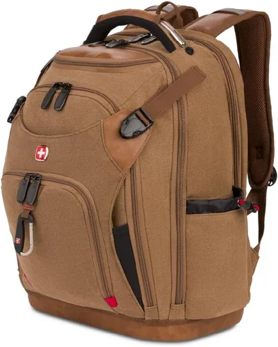 Vista 10 de SwissGear Mochila de bolsa de herramientas, se adapta hasta, Negro, Mediana