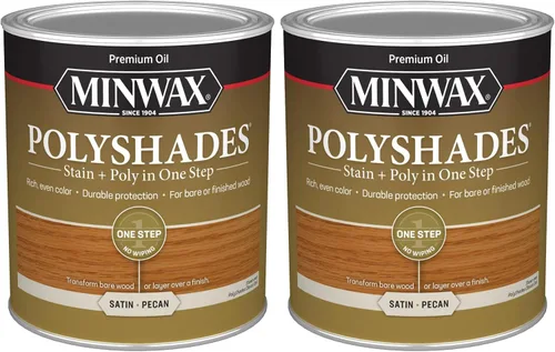 Vista 18 de Barniz Minwax 213104444 PolyShades Miel