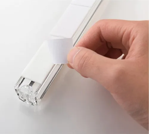 Vista 2 de SUPER STAM MEZUZAH CASE Holder (shidell) - Rectángulo de plástico con forma rectangular plateada impermeable caucho corcho lote de 5