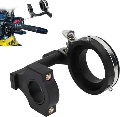 Vista 5 de Acouto Bloqueo del acelerador de motocicleta para R1200GS R1250GS, clip de asistencia de bloqueo del acelerador de la motocicleta de 0.866 in