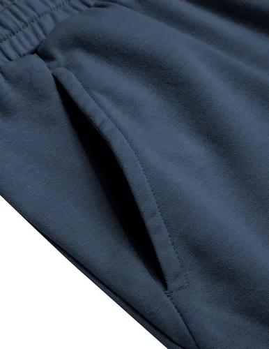 Vista 4 de COOFANDY Pantalones cortos de entrenamiento para hombre de 7 pulgadas, paquete de 2 pantalones cortos atléticos, ajuste muscular, culturismo
