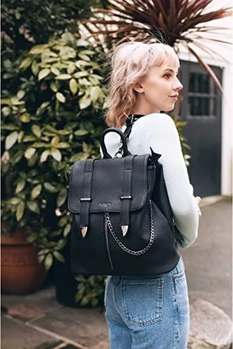 Vista 7 de LaBante London 'Agnes' - Mochila de piel vegana para mujer