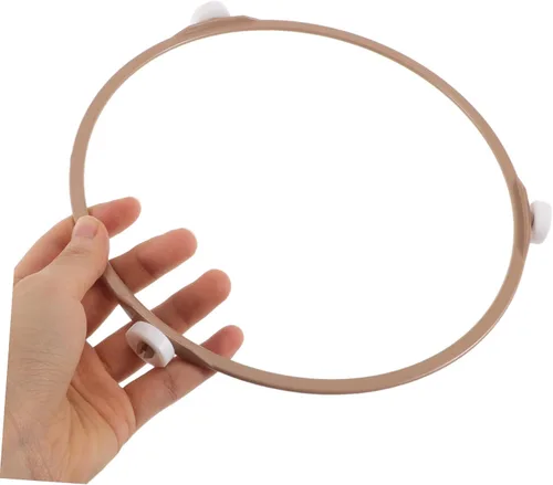 Vista 4 de Anillo de rodillo giratorio para horno de microondas, soporte universal de 7.5 pulgadas con múltiples rodillos de soporte de placa de vidrio