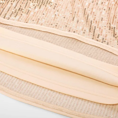 Vista 7 de GRACE KARIN Blusas de lentejuelas brillantes de un hombro para mujer, con purpurina de manga larga brillante y asimétricas para fiesta