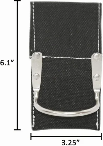 Vista 7 de Gatorback B145 Carpenters Triple Combo con cinturón de soporte trasero Pro-Comfort. Cinturón de trabajo resistente (pequeño 26"-30" sobre la ropa)