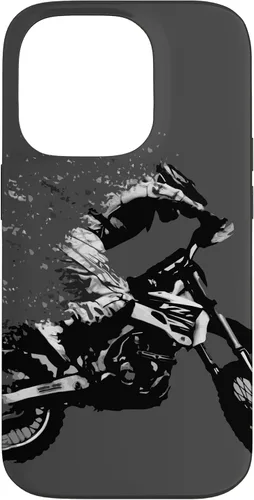 Vista 17 de Motocross Jumping Dirt Bike Rider Vintage Enduro Case for iPhone 17
