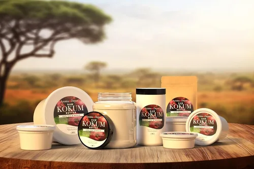 Vista 7 de Aroma Depot Mantequilla Kokum Cruda de 12 oz Ideal para la piel, el cuerpo y el cabello. 100% pura I natural I prensada en frío espesante