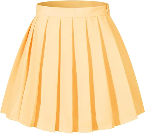Vista 9 de Faldas plisadas a cuadros de cintura alta para mujeres y niñas, talla grande, uniforme escolar, mini disfraces de cosplay