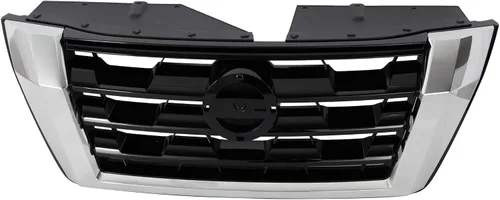 Vista 49 de Garage-Pro Conjunto de Parrilla Frontal para Nissan Frontier 1998-2000, Cáscara Cromada, Inserción Negra, Accesorios Nissan Frontier, NI1200183