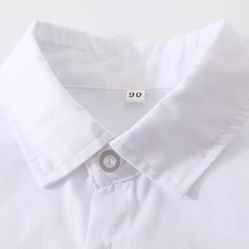 Vista 5 de JasberBaby Trajes para niños pequeños, vestido formal de caballero para niños, ropa de boda, trajes de portador de anillos