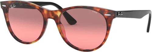 Vista 2 de Ray-Ban Gafas de sol redondas RB2185f Wayfarer II Low Bridge Fit para hombre
