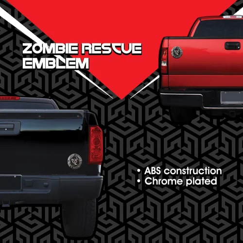 Vista 4 de Pilot Automotive Pilot IP-3143 Zombie Response Team Emblema - Cromo/Negro, 1 paquete